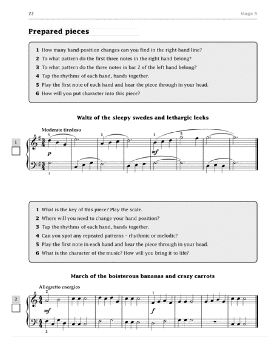 Improve Your Sight-reading! Trinity Piano, Grade 2 Piano Method scores gallery preview page 4