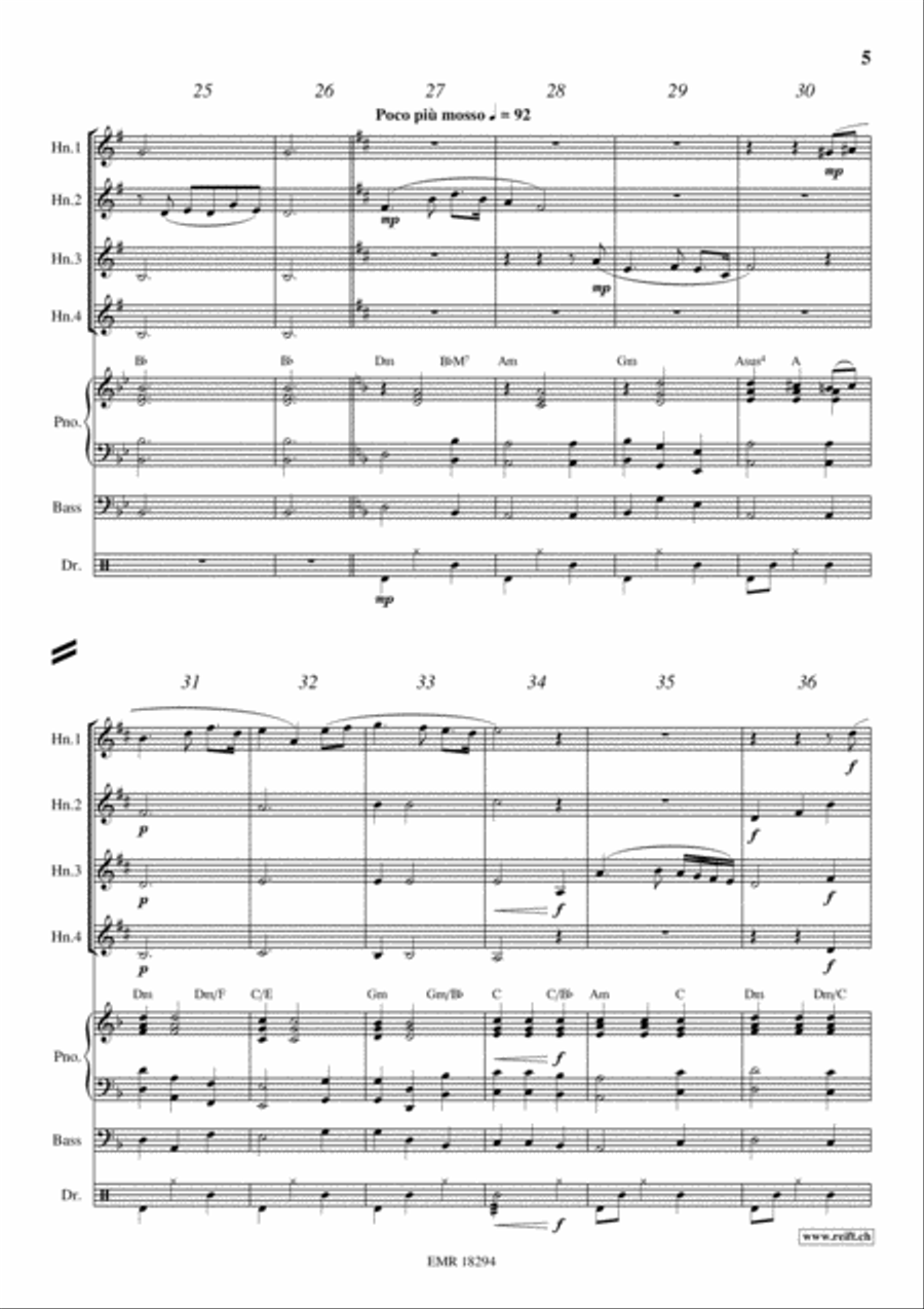 The Last Rose Of Summer Horn scores gallery preview page 5