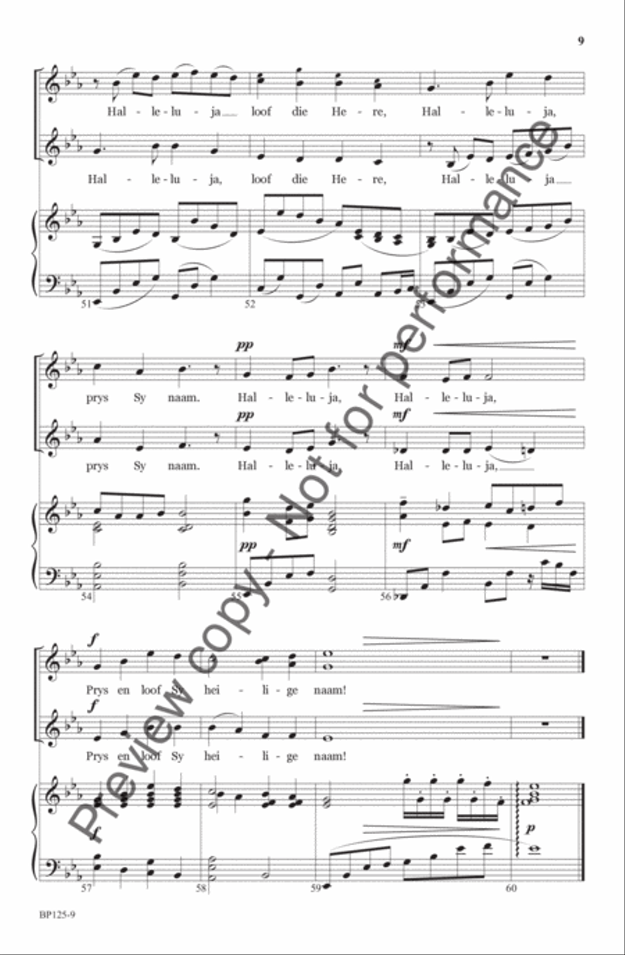 Halleluja, Loof Die Here - SA SA scores gallery preview page 10
