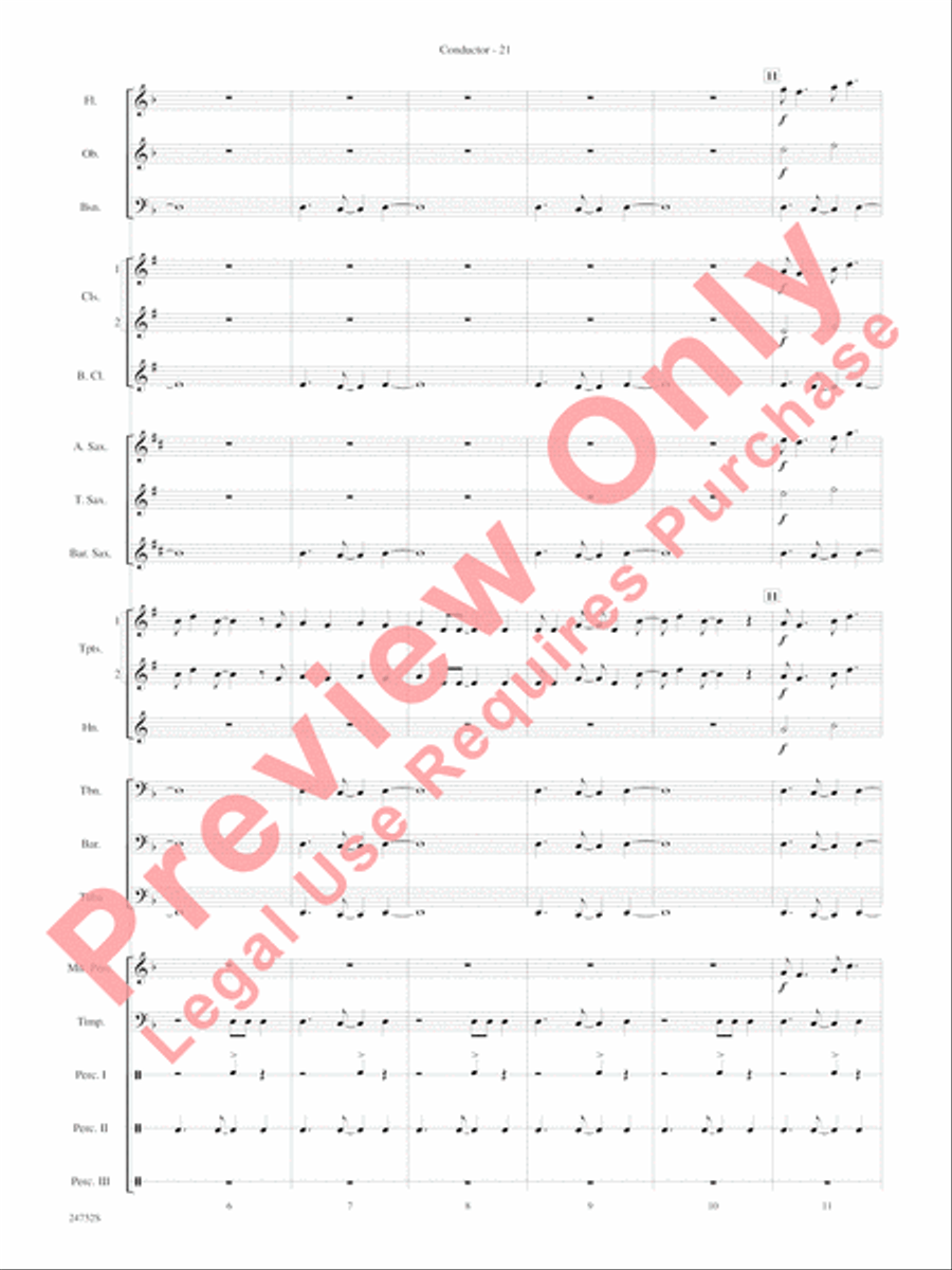 Charlie and the Chocolate Factory, Suite from Concert Band scores gallery preview page 24