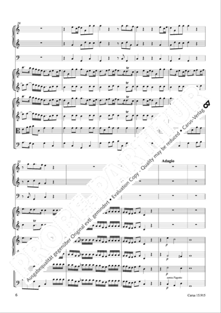 Suite in C minor Oboe scores gallery preview page 7