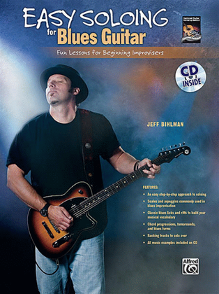 Book cover for Easy Soloing for Blues Guitar