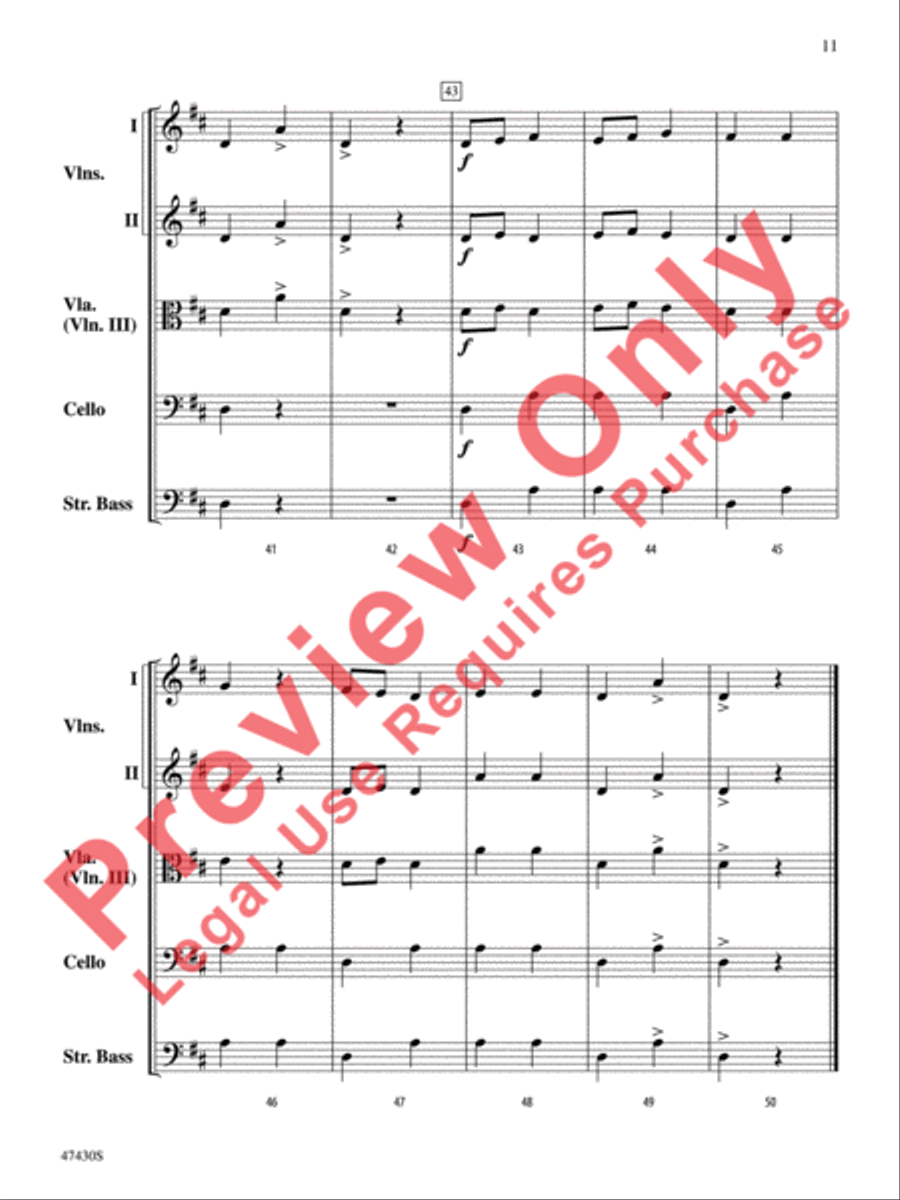 Sky Suite Sky Suite String Orchestra scores gallery preview page 12