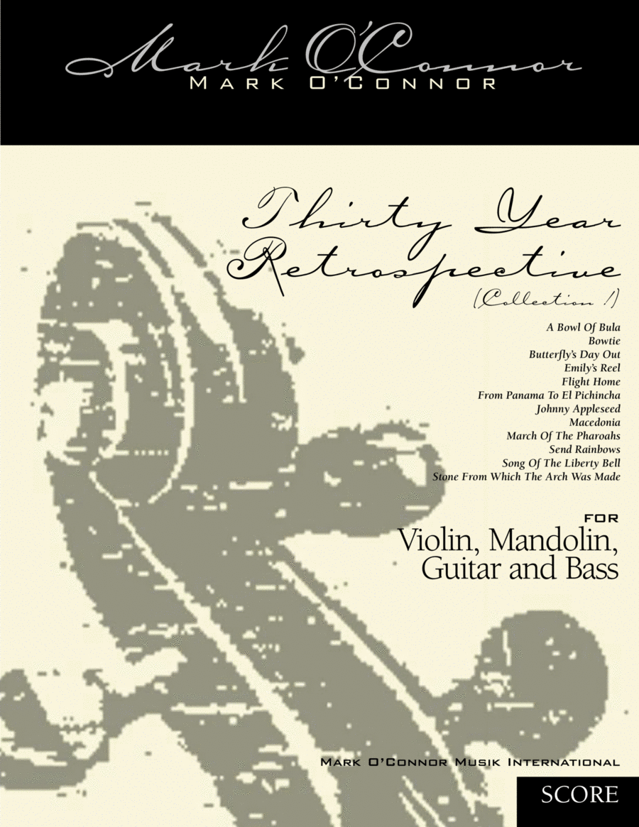 Thirty-Year Retrospective Collection (Score – violin, mandolin, guitar, bass) Small Ensemble scores gallery preview page 1