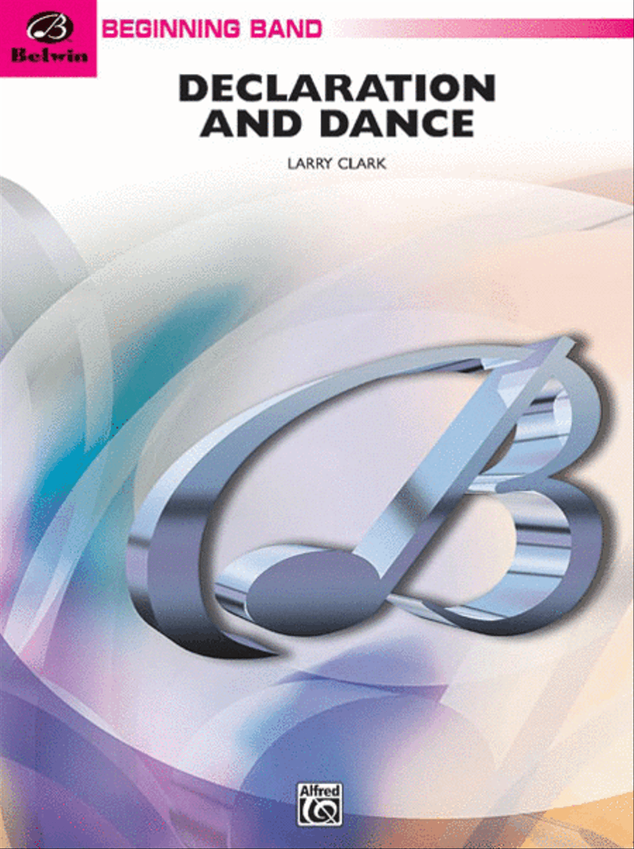 Declaration and Dance Concert Band scores gallery preview page 1