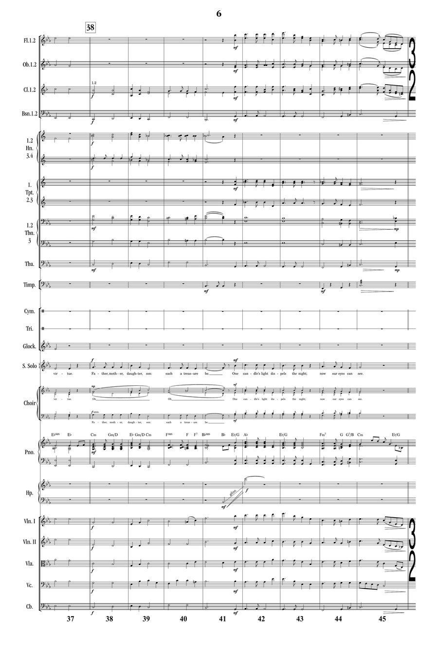 God Bless Us Everyone Full Orchestra scores gallery preview page 6