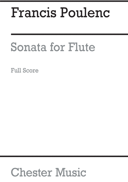 Flute Sonata (Full Score)