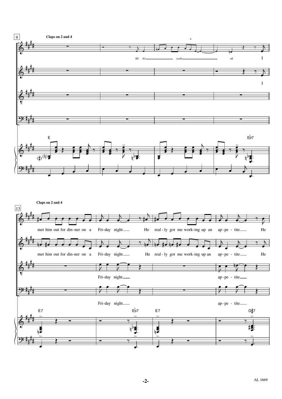 Candyman 4-Part scores gallery preview page 2