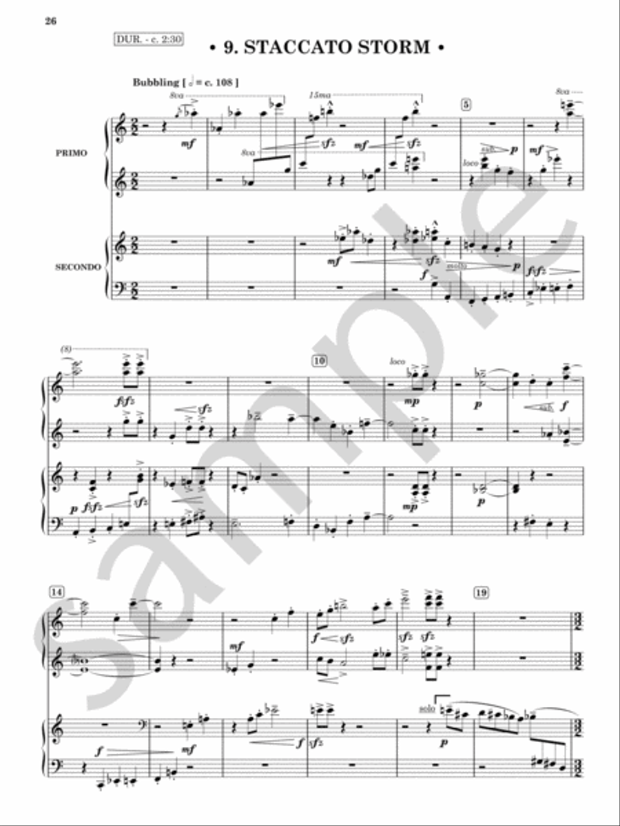 Suite Sixteenths Chamber Music scores gallery preview page 15