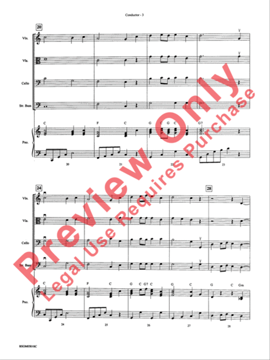 Finale (from Symphony No. 1) String Orchestra scores gallery preview page 5