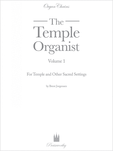 The Temple Organist Vol. 1