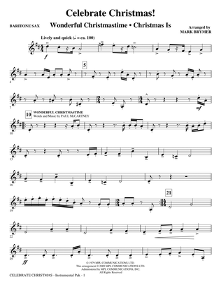 Celebrate Christmas! (Medley) - Baritone Saxophone