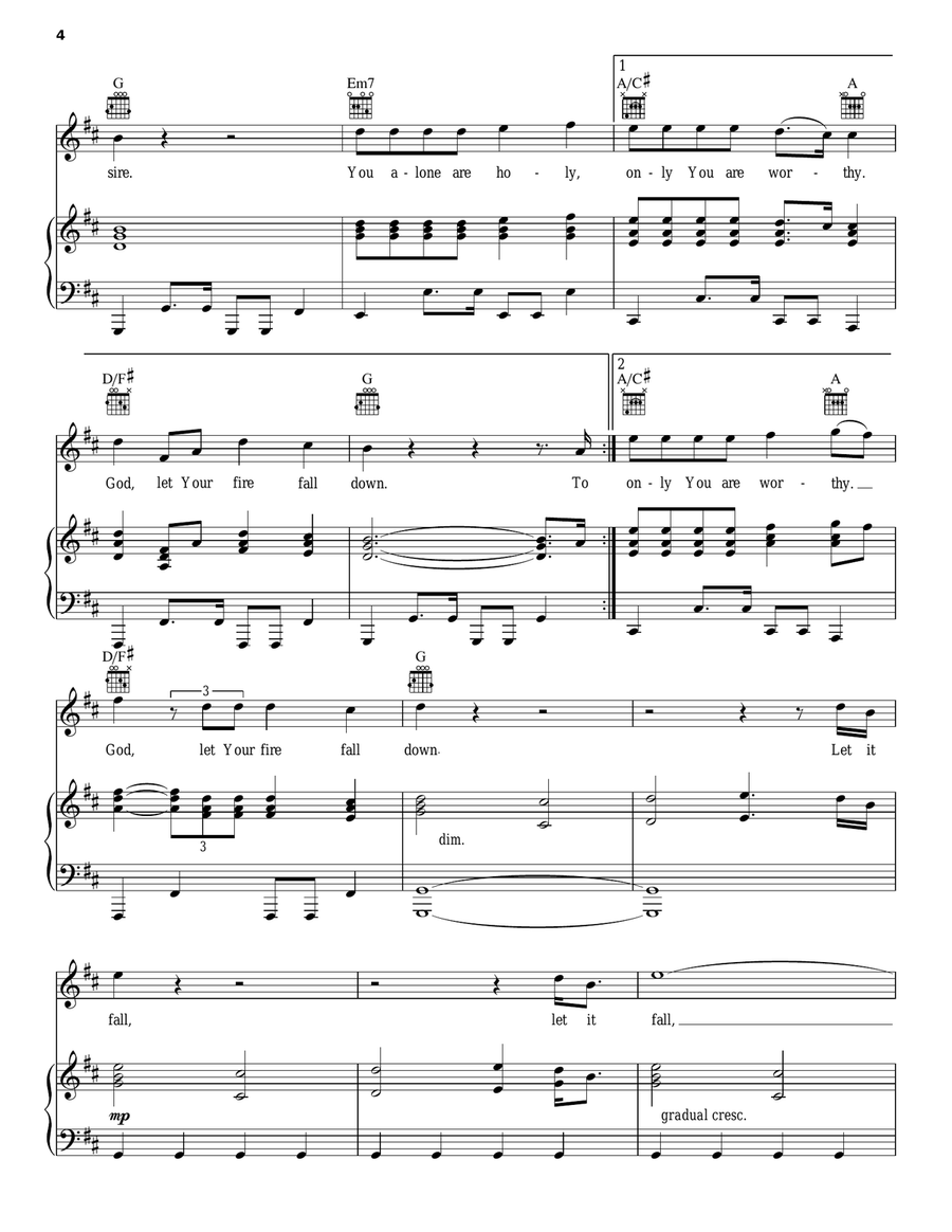 Here For You Here For You Guitar scores gallery preview page 4