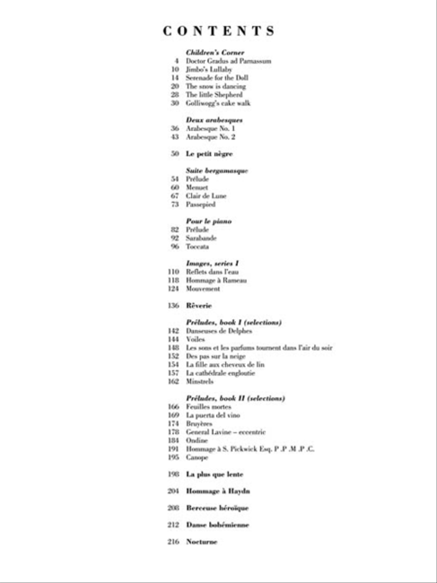 Debussy Piano Music Piano Solo scores gallery preview page 3