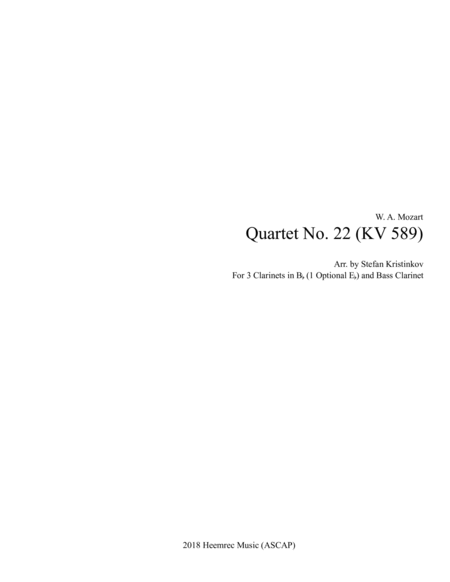 String Quartet No. 22