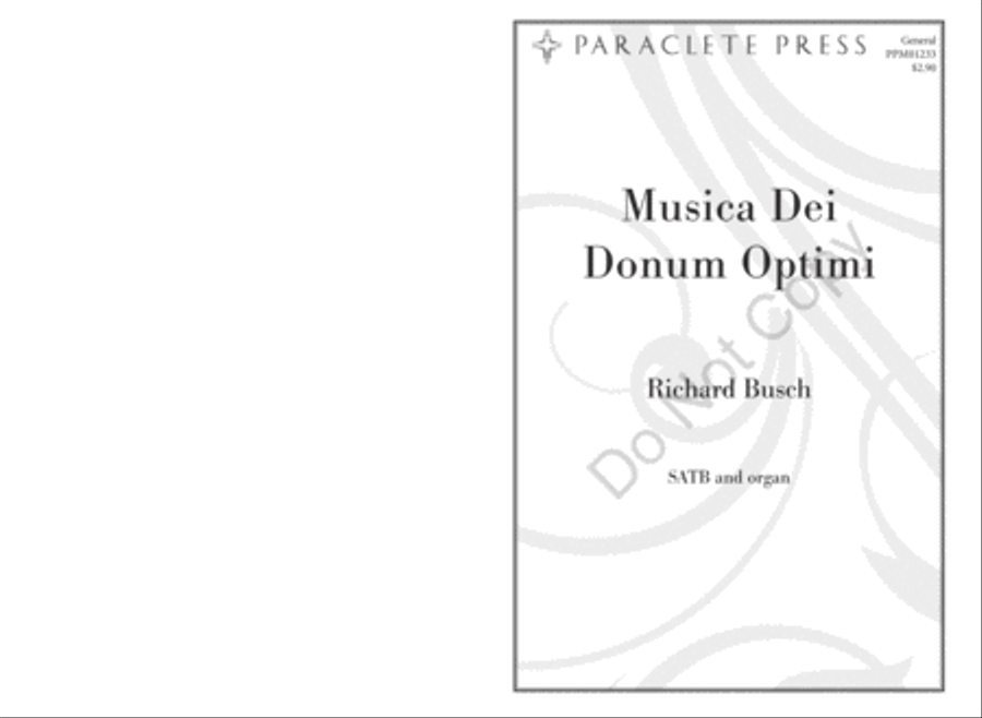 Musica Dei Donum Optimi Musica Dei Donum Optimi 4-Part scores gallery preview page 2
