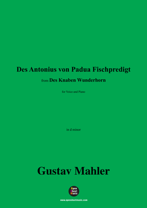 G. Mahler-Des Antonius von Padua Fischpredigt,in d minor