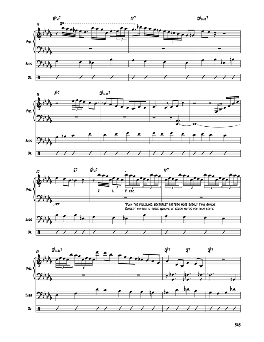Relaxin' With Lee Saxophone Solo scores gallery preview page 6