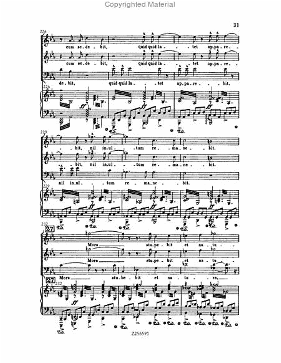 Grande Messe du Morts, H 75 Choir scores gallery preview page 31