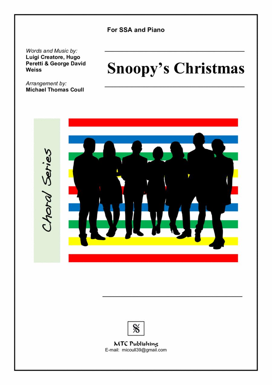 Snoopy's Christmas SSA scores gallery preview page 1