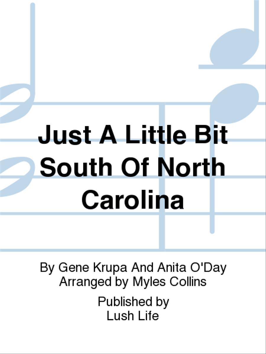 Just A Little Bit South Of North Carolina Big Band scores gallery preview page 1