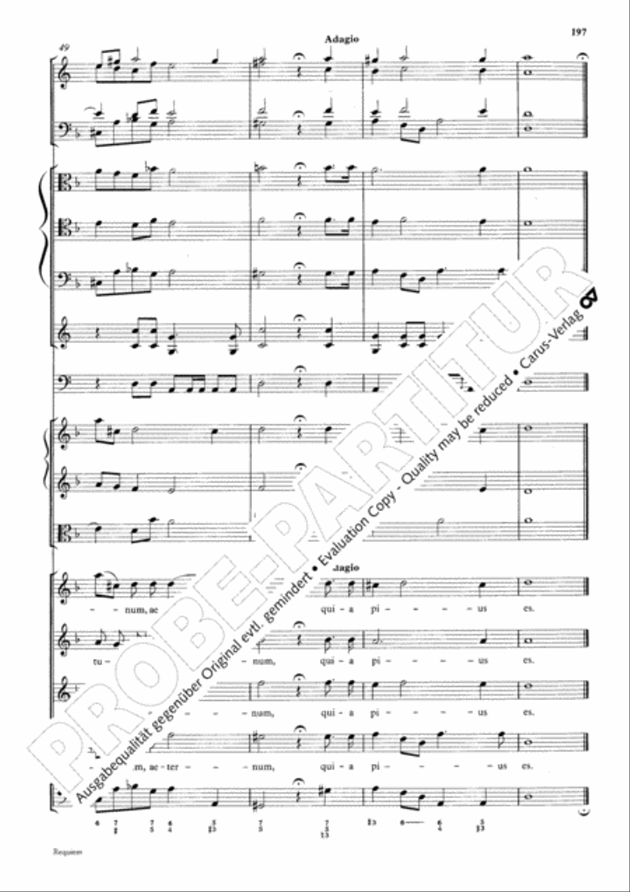 Requiem Requiem 4-Part scores gallery preview page 204