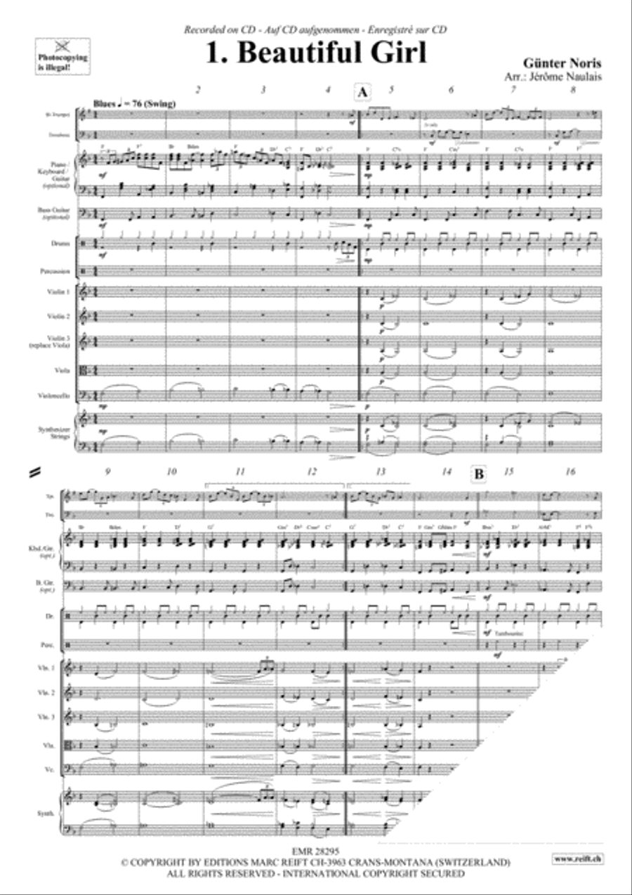 Let's Dance Volume 1 Brass Ensemble scores gallery preview page 3