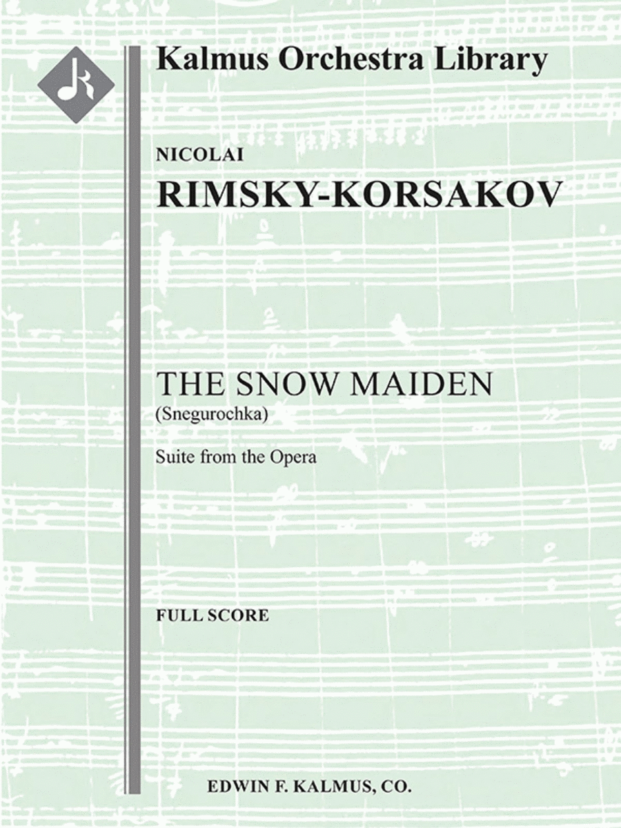 The Snow Maiden (Snegurochka): Suite from the Opera Chamber Orchestra scores gallery preview page 1