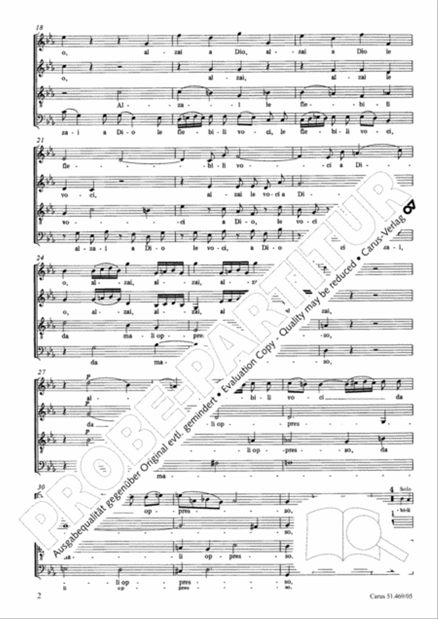 Davide penitente 4-Part scores gallery preview page 3