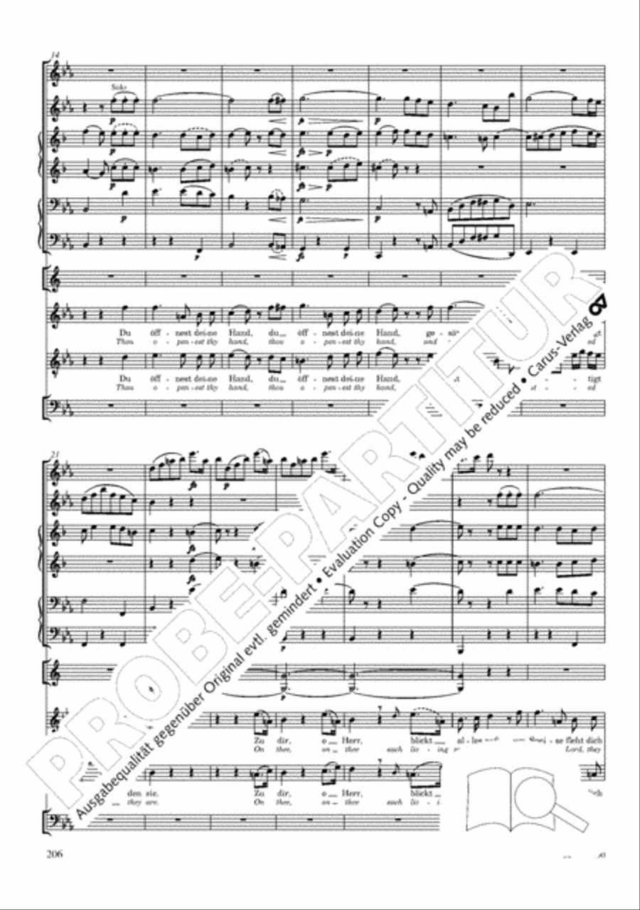 The Creation (Die Schopfung) 4-Part scores gallery preview page 226