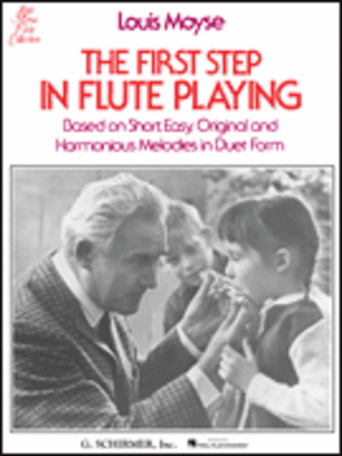 Book cover for The First Step in Flute Playing – Book 1