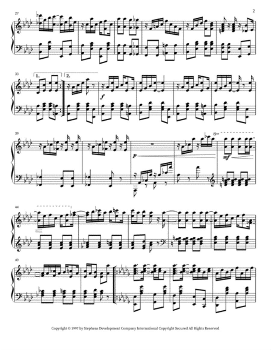 Maple Leaf Rag Piano Solo scores gallery preview page 2