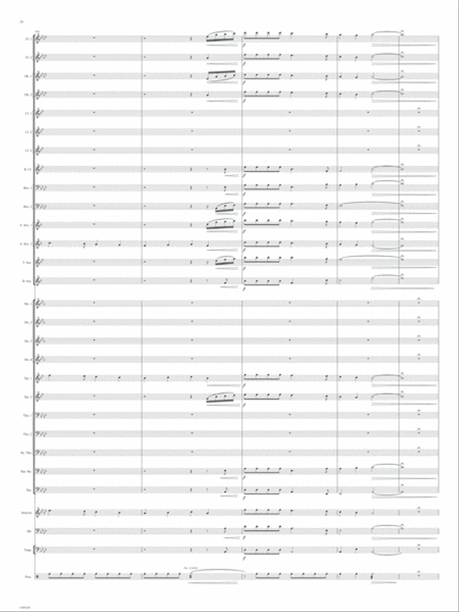 Festive Expressions Concert Band scores gallery preview page 21