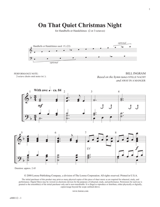 Book cover for On That Quiet Christmas Night (Digital Download)