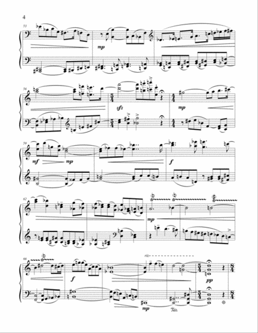 Fantasy Impromptu for Solo Piano Piano Solo scores gallery preview page 5