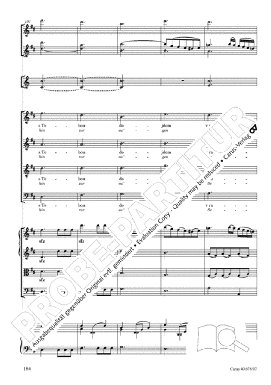 Missa pastoralis bohemica 4-Part scores gallery preview page 197