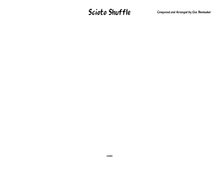 Scioto Shuffle - 17-piece Big Band Chart image number null