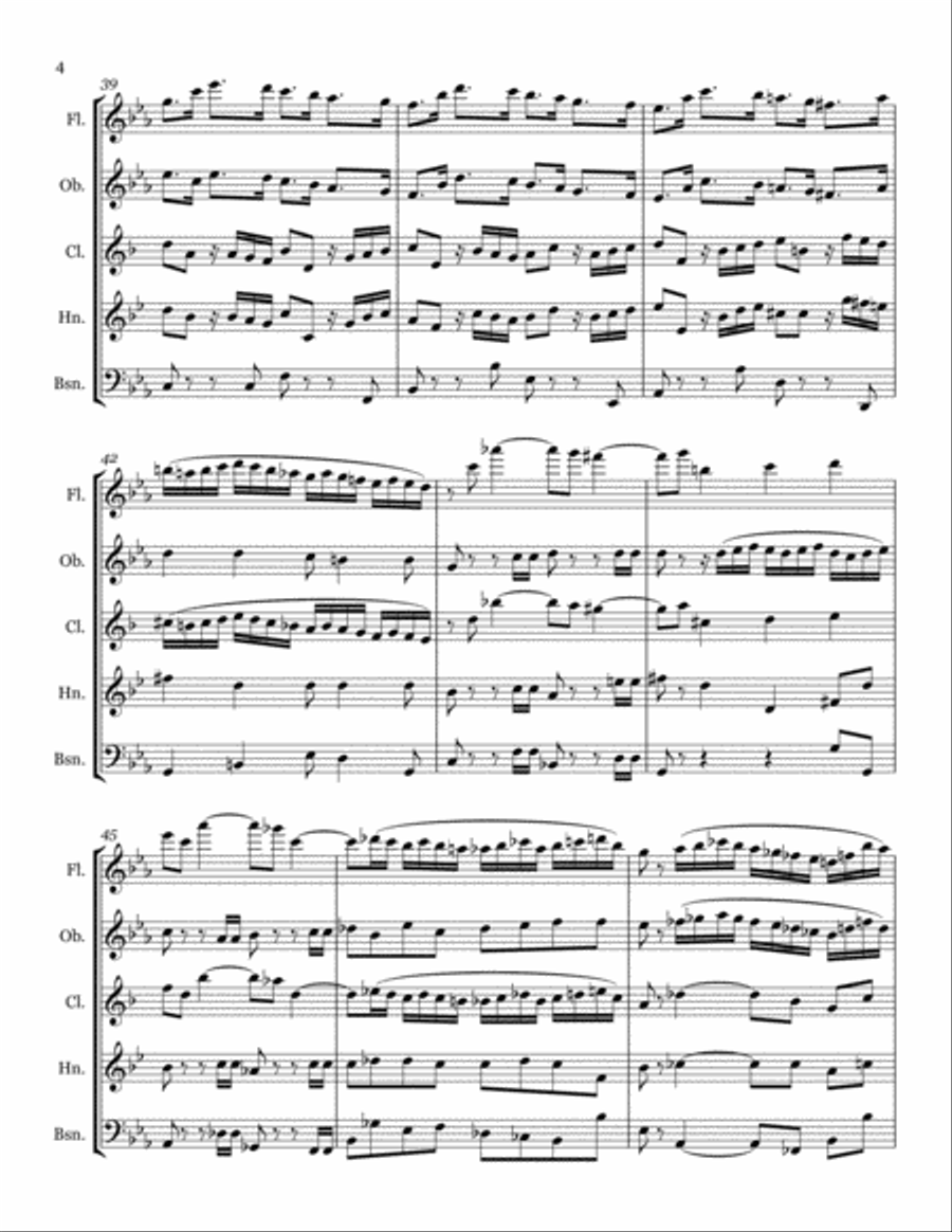 Woodwind Quintet Woodwind Quintet Woodwind Quintet scores gallery preview page 4