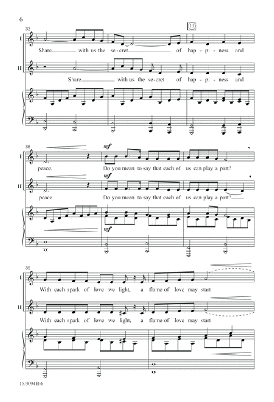 The Clouds 2-Part scores gallery preview page 6