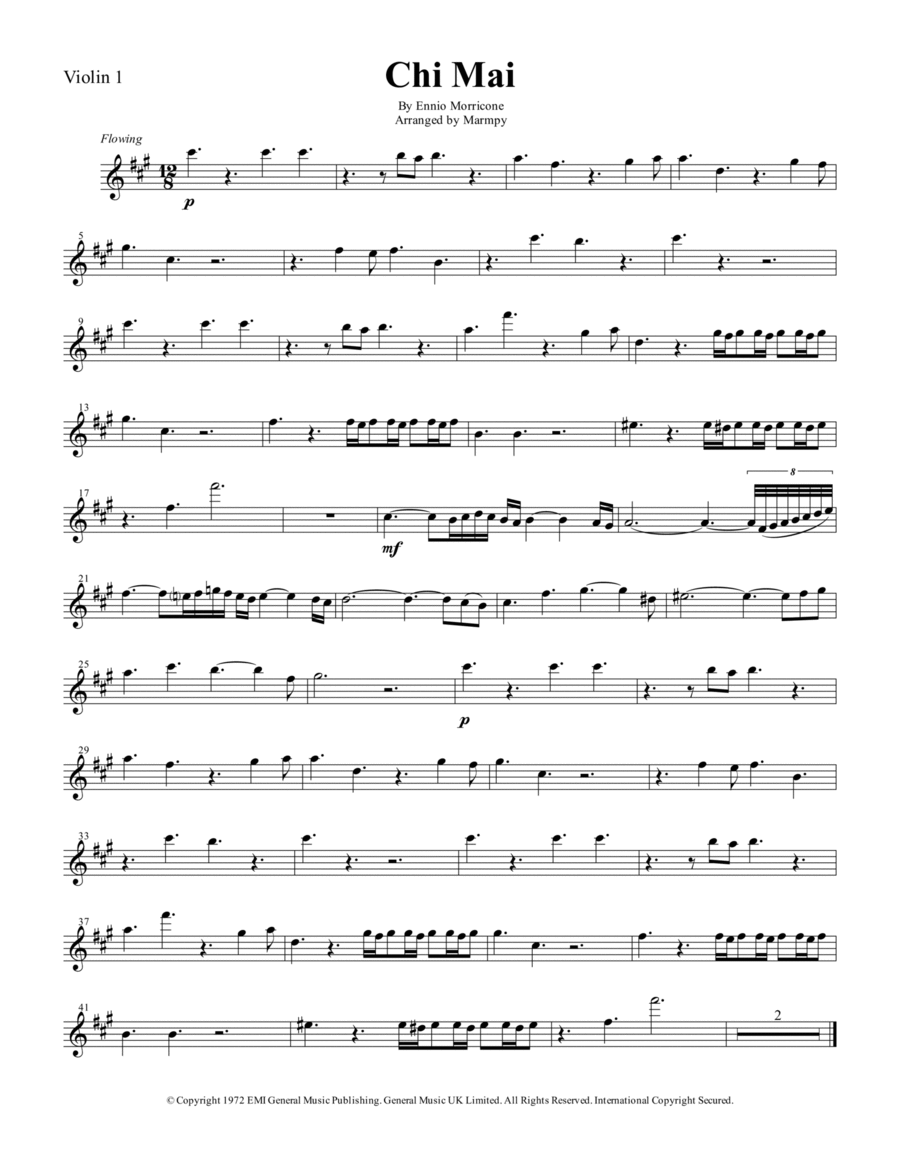 Chi Mai String Trio scores gallery preview page 1