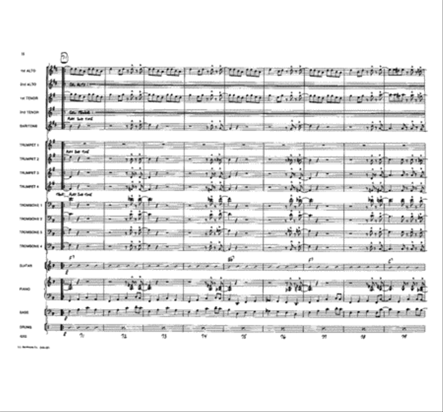 Bugle Boogie Blues Bugle Boogie Blues Jazz Ensemble scores gallery preview page 10