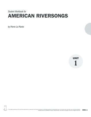 Guides to Band Masterworks, Vol. 6 - Student Workbook - American Riversongs