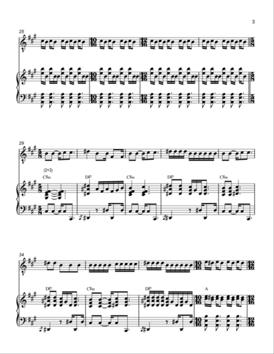 Little Green Men Voice scores gallery preview page 3
