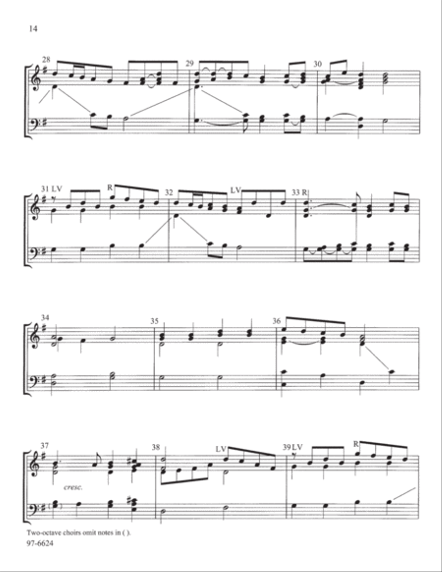 Easter Resonance Handbell Choir scores gallery preview page 8