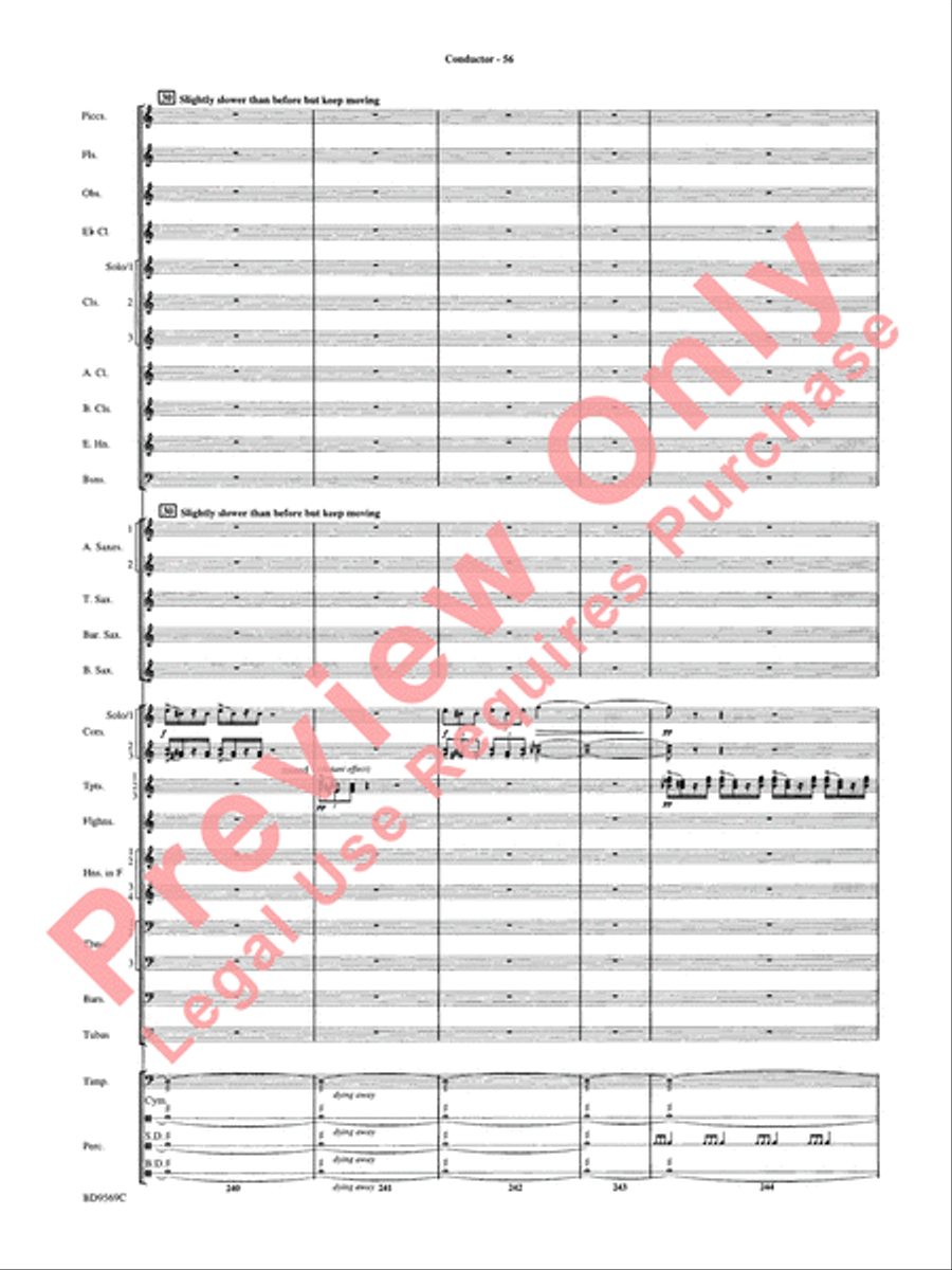 Jericho Concert Band scores gallery preview page 61