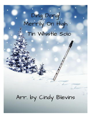 Book cover for Ding Dong! Merrily On High, for Tin Whistle