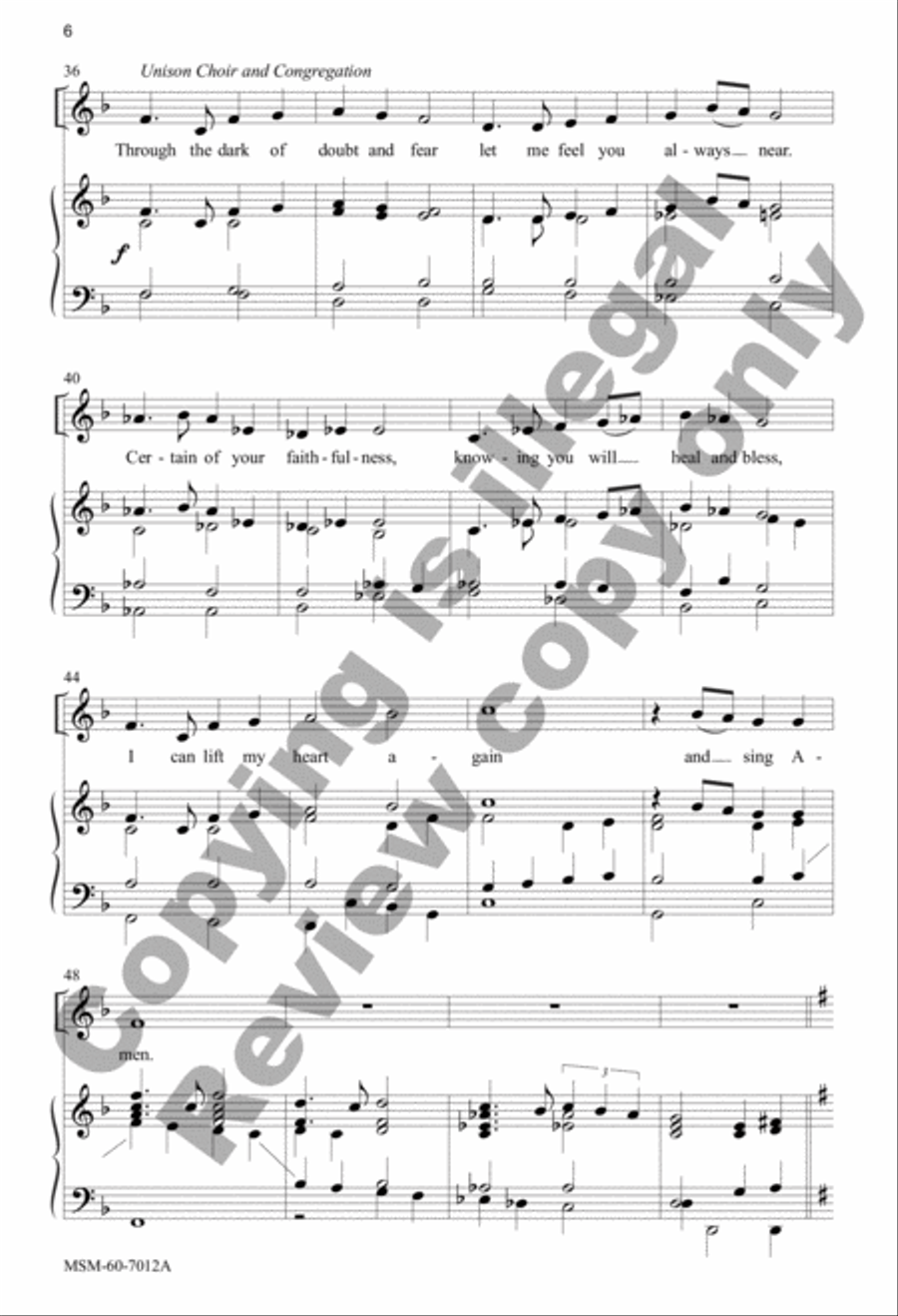 Spirit, God, Eternal Word (Choral Score) 4-Part scores gallery preview page 5
