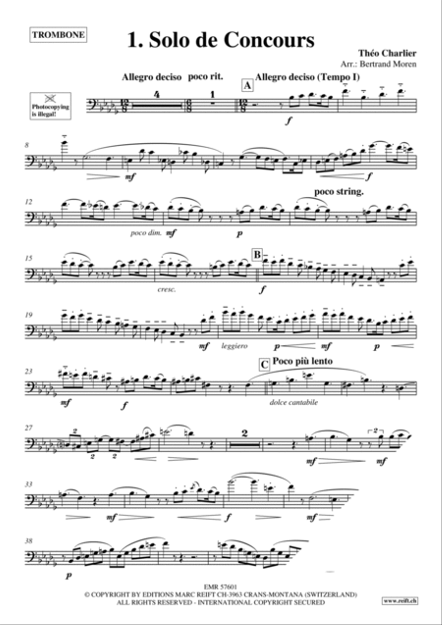 1. Solo de Concours Piano Accompaniment scores gallery preview page 3