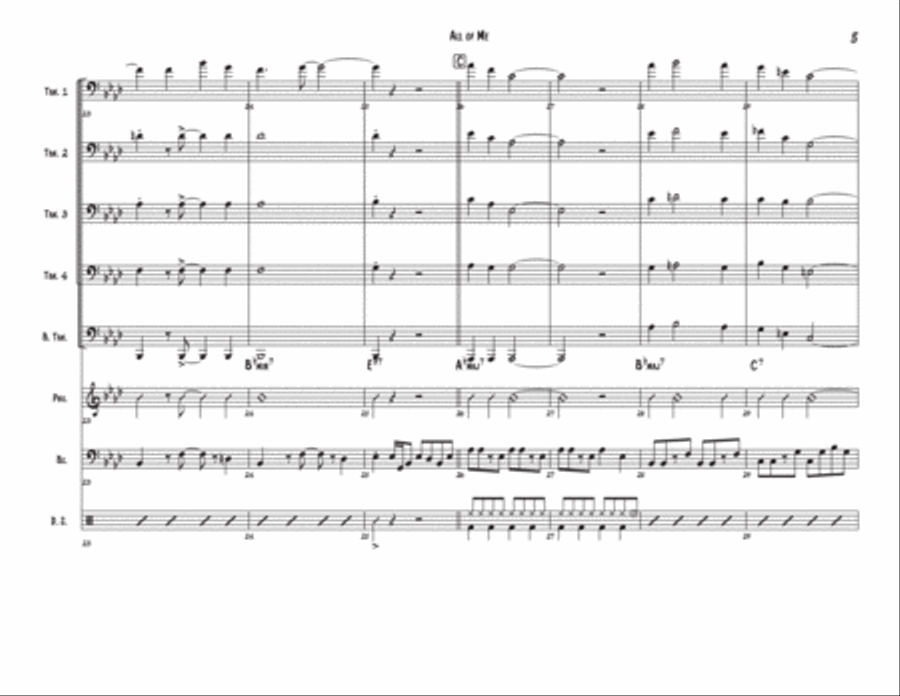 All Of Me Large Ensemble scores gallery preview page 5