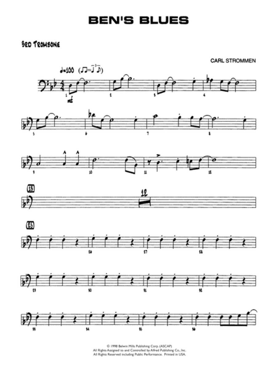 Ben's Blues: 3rd Trombone